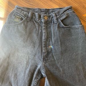 Vintage Gray Wrangler High-Rise Mom Jeans